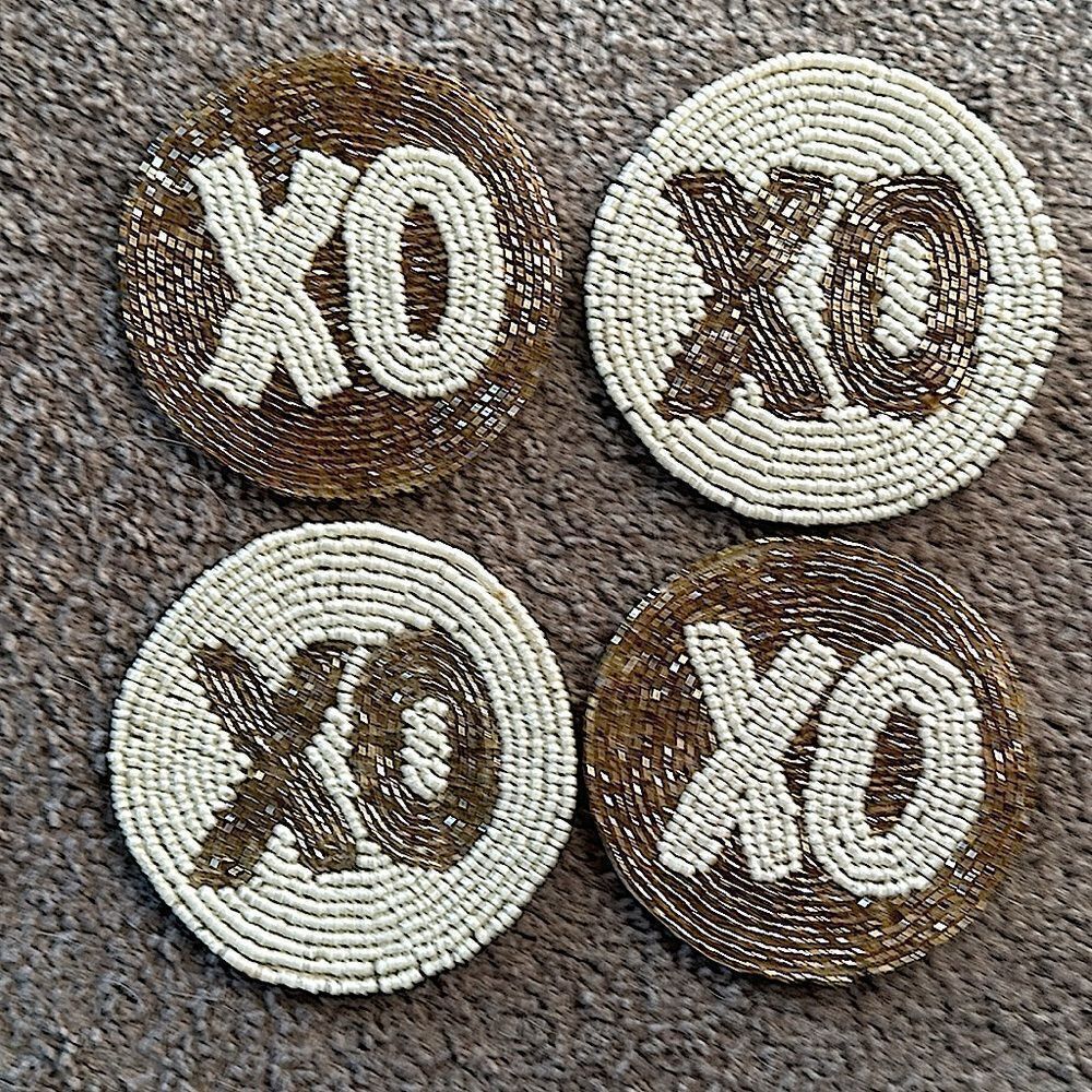 Nicole Miller Beaded Coasters! - Picture 2 of 4